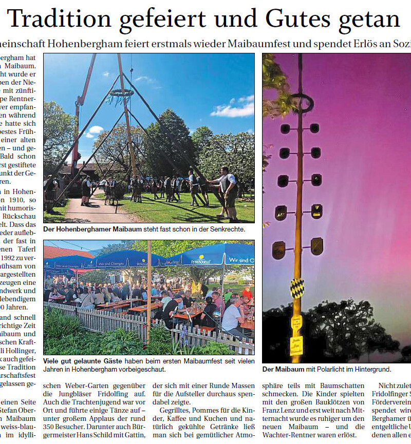 Quelle: Südostbayrische Rundschau vom 17. Mai 2024