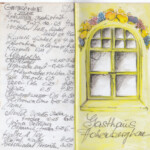 Speisekarte zu Zeiten von Christa & Michi